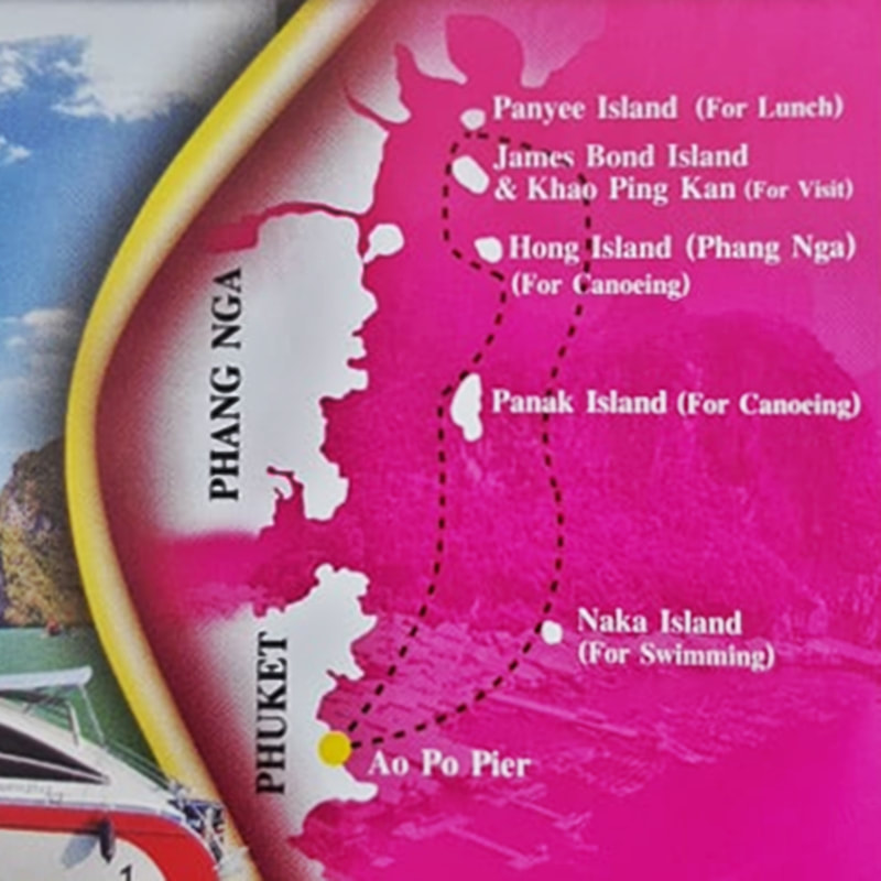 BUDGET JAMES BOND ISLAND TOUR. 