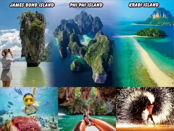 Phi Phi island + James Bond island tour + Krabi ​2 Day 1 Night Tour.