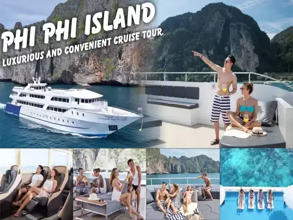 Phi Phi Island Tour Phi Phi Don + Phi Phi Leh island tour by comfortable cruise