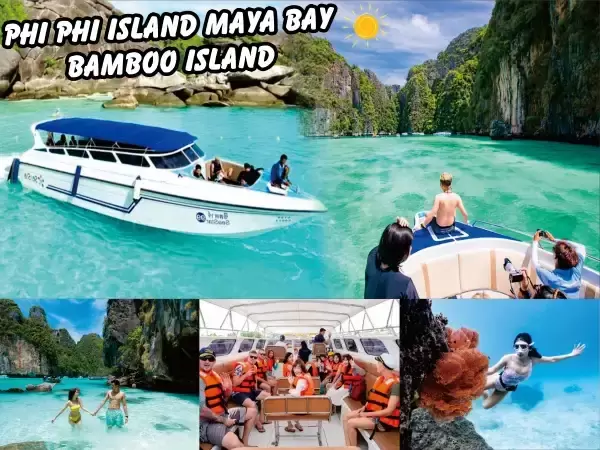 Phi Phi Island Tour, Maya Bay + Bamboo Island tour by speed boat